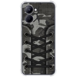 Funda Silicona Antigolpes para Realme C33 diseño Zapatillas 15 Dibujos