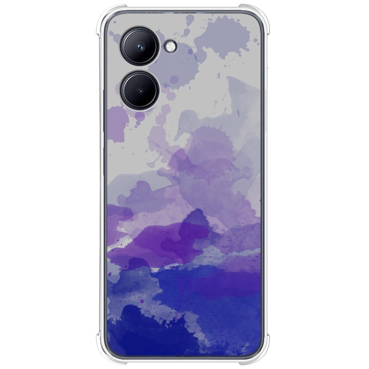 Funda Silicona Antigolpes para Realme C33 diseño Acuarela 09 Dibujos