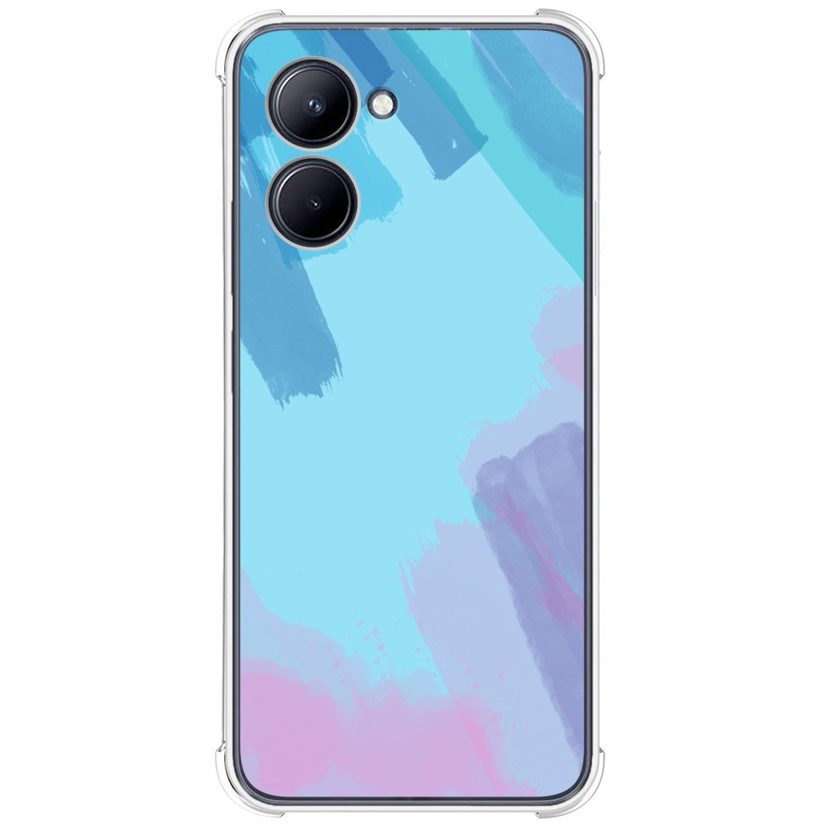Funda Silicona Antigolpes para Realme C33 diseño Acuarela 10 Dibujos