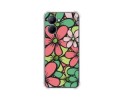 Funda Silicona Antigolpes para Realme C33 diseño Flores 02 Dibujos