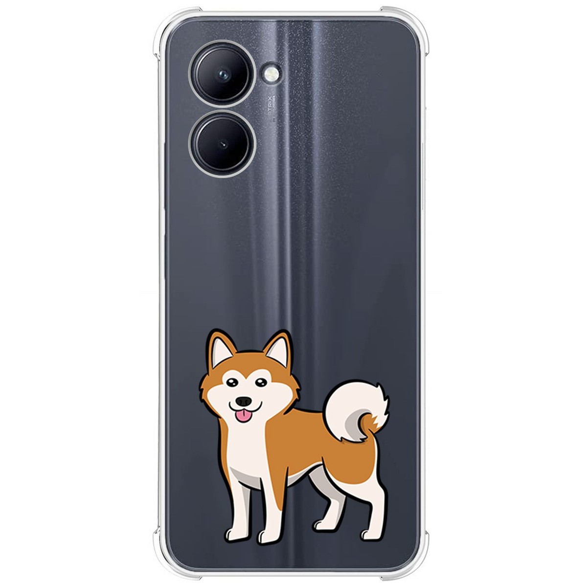 Funda Silicona Antigolpes para Realme C33 diseño Perros 02 Dibujos