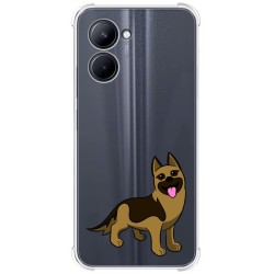 Funda Silicona Antigolpes para Realme C33 diseño Perros 03 Dibujos