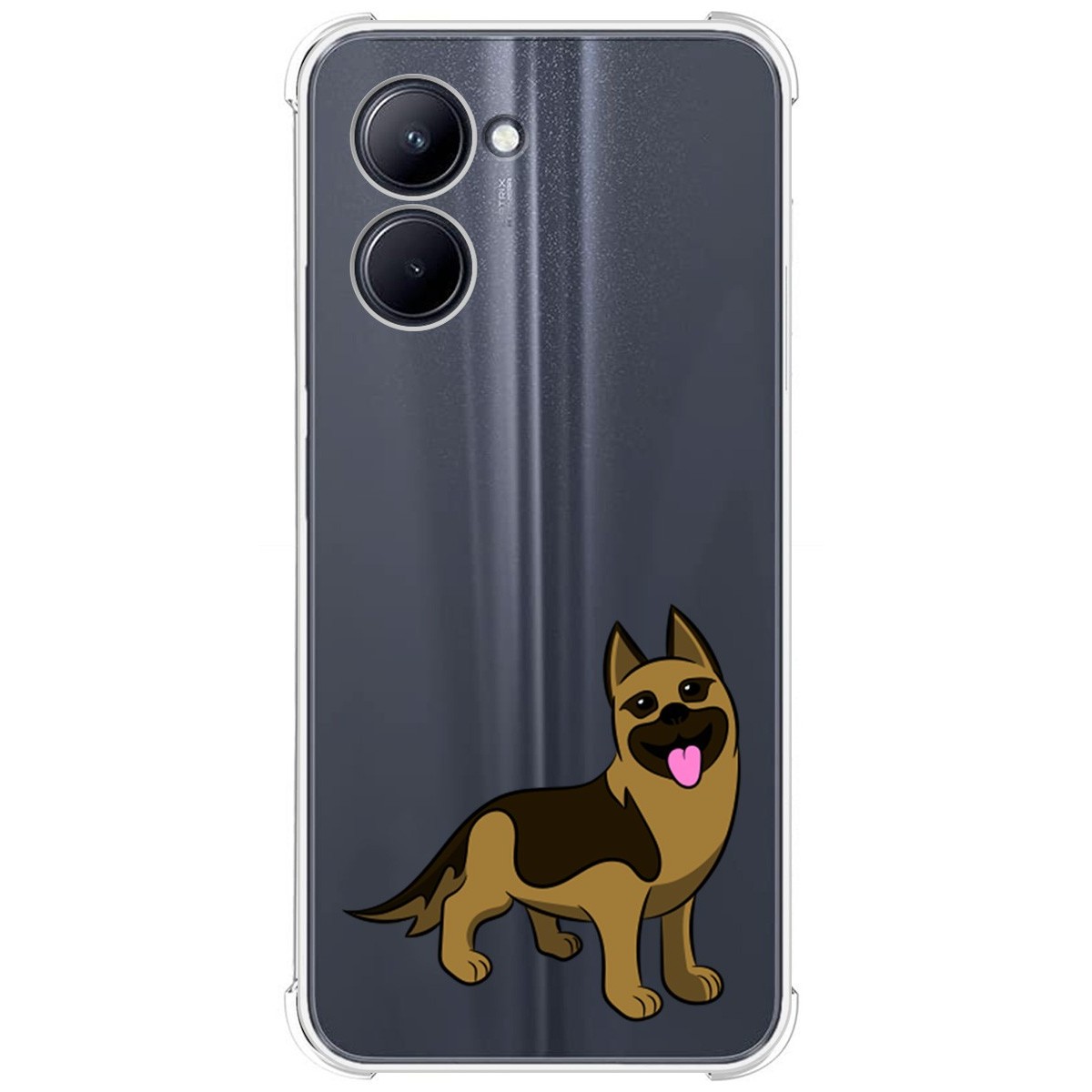 Funda Silicona Antigolpes para Realme C33 diseño Perros 03 Dibujos