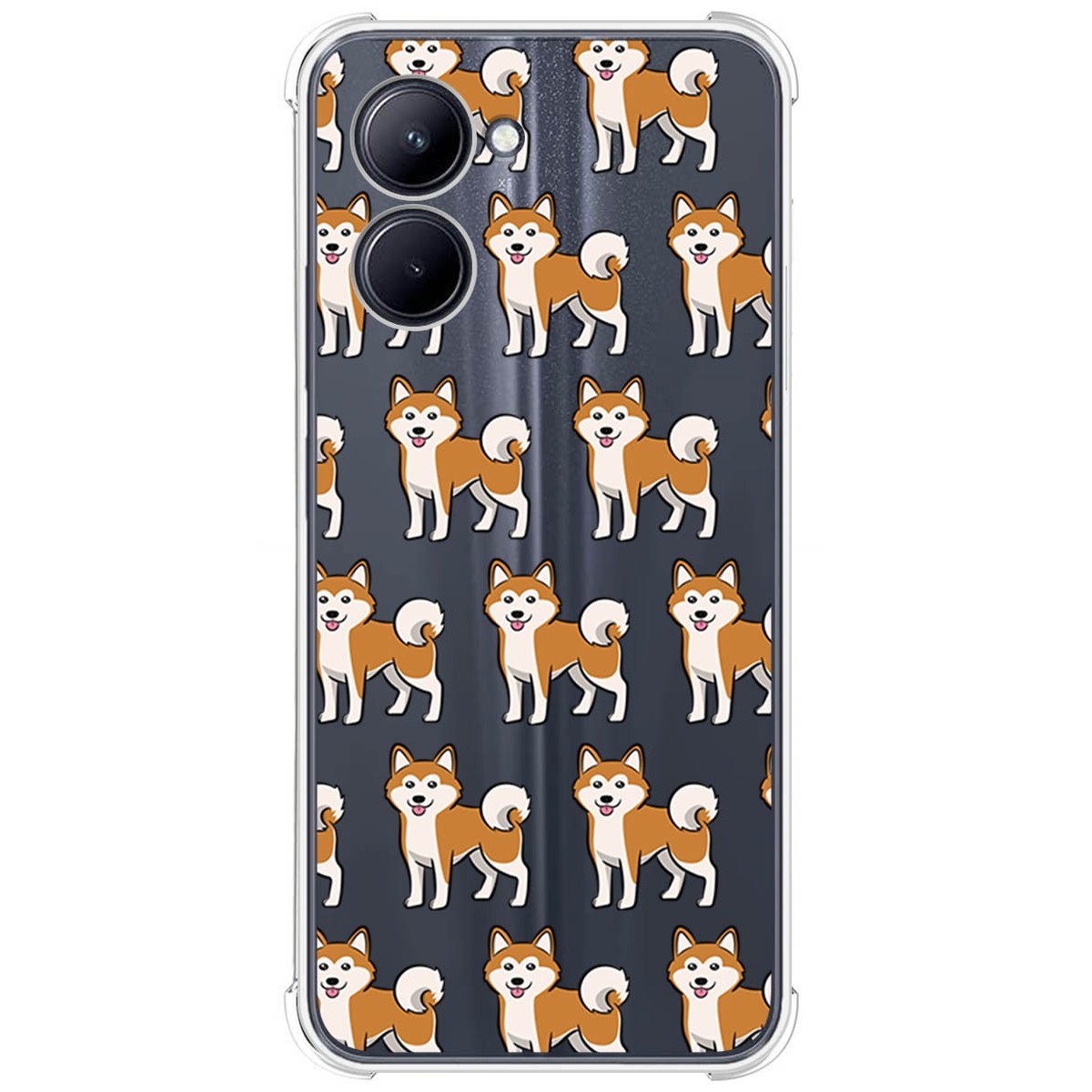 Funda Silicona Antigolpes para Realme C33 diseño Perros 08 Dibujos