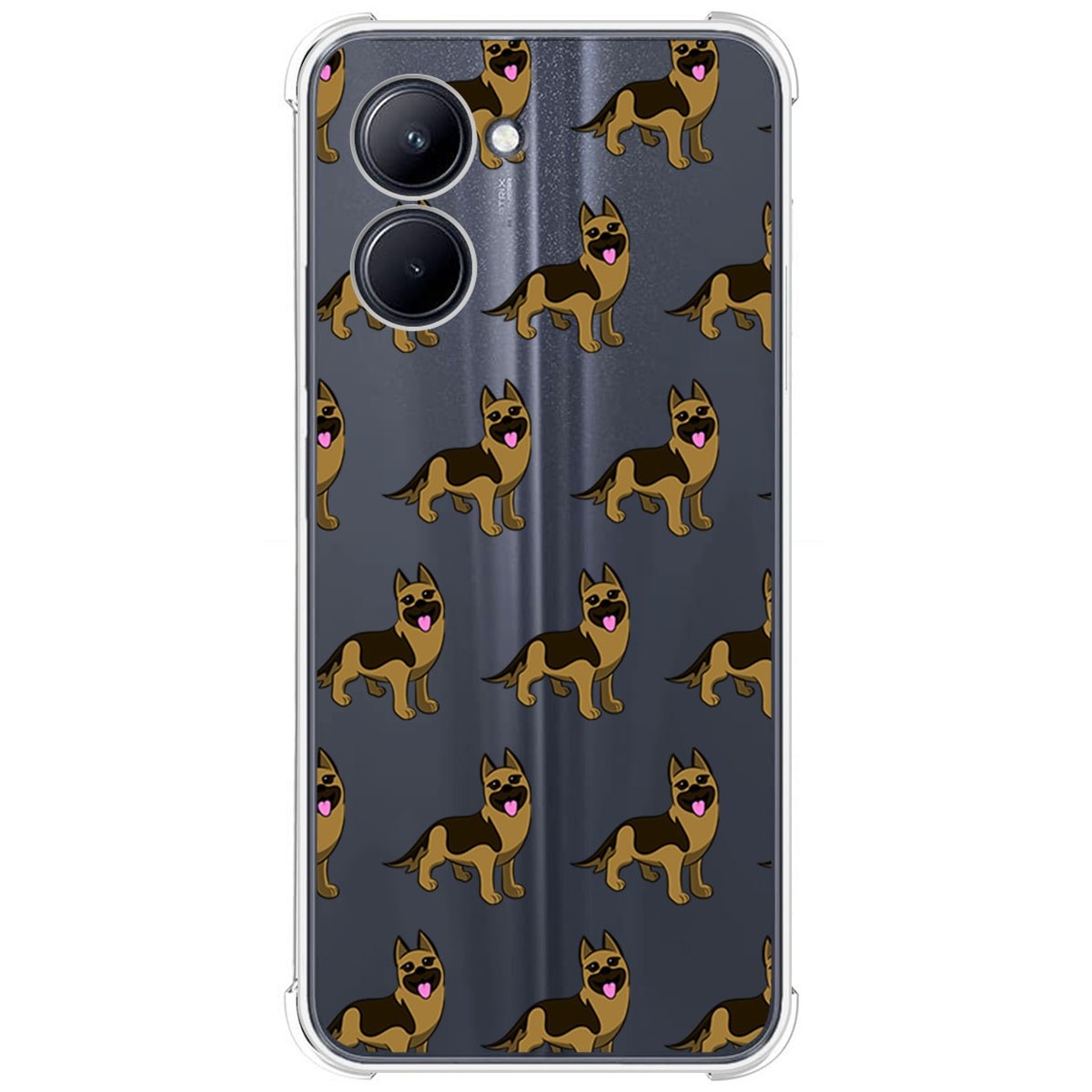 Funda Silicona Antigolpes para Realme C33 diseño Perros 09 Dibujos