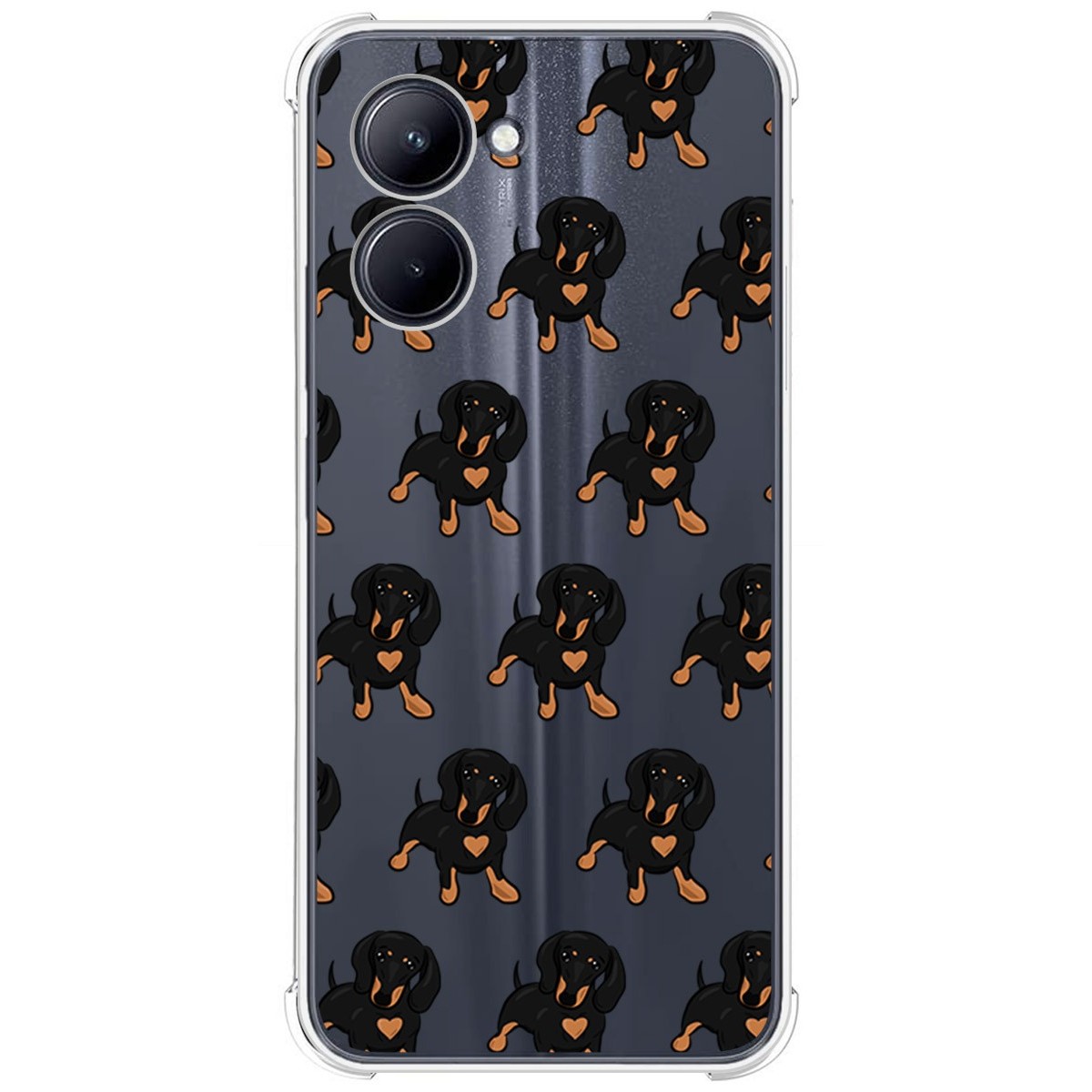 Funda Silicona Antigolpes para Realme C33 diseño Perros 10 Dibujos
