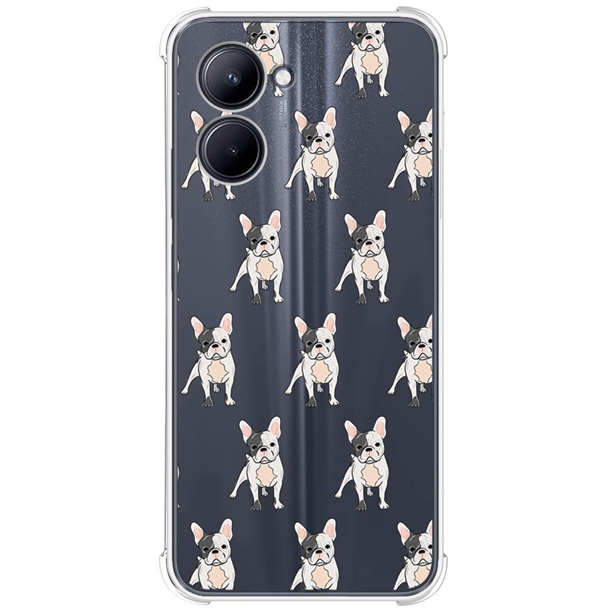 Funda Silicona Antigolpes para Realme C33 diseño Perros 12 Dibujos