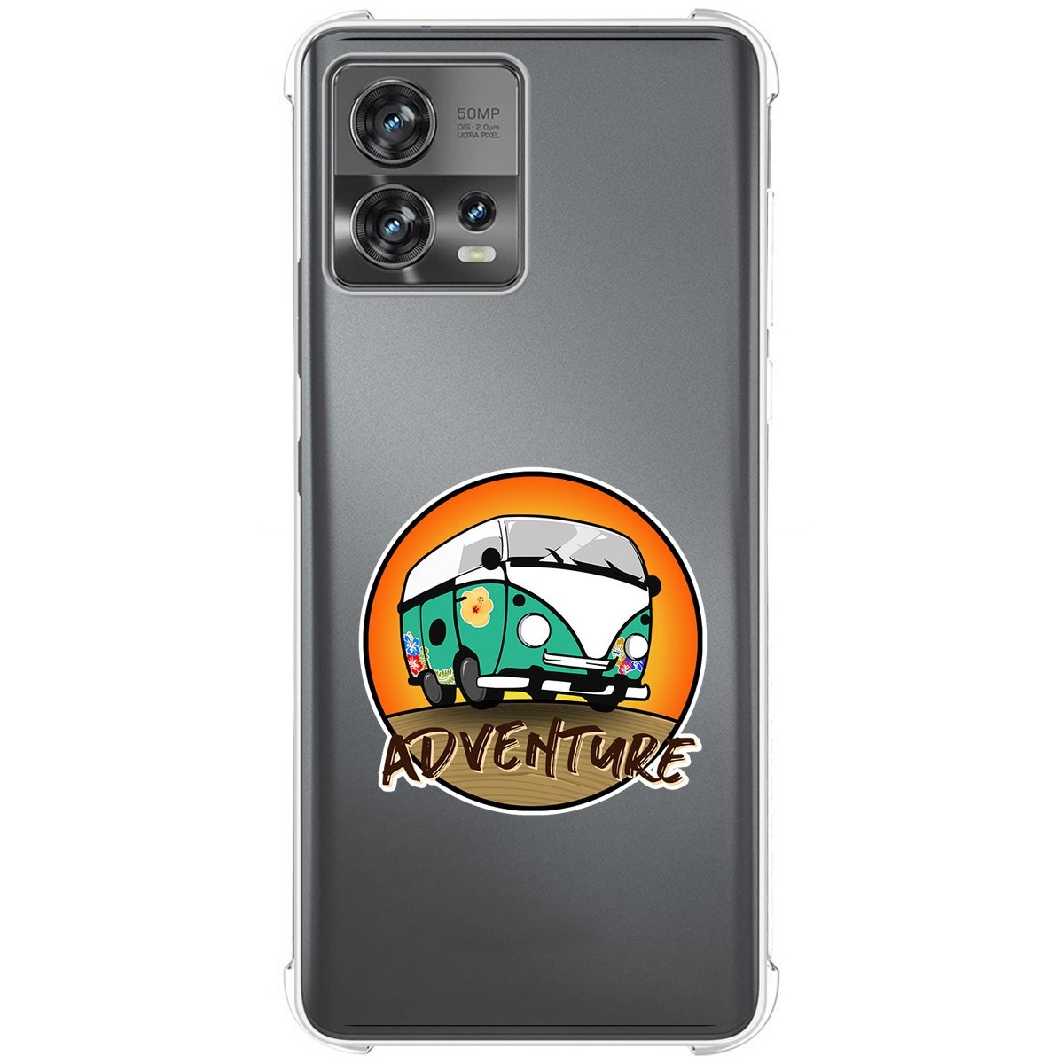 Funda Silicona Antigolpes para Motorola Edge 30 Fusion 5G diseño Adventure Dibujos