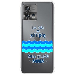 Funda Silicona Antigolpes para Motorola Edge 30 Fusion 5G diseño Agua Dibujos