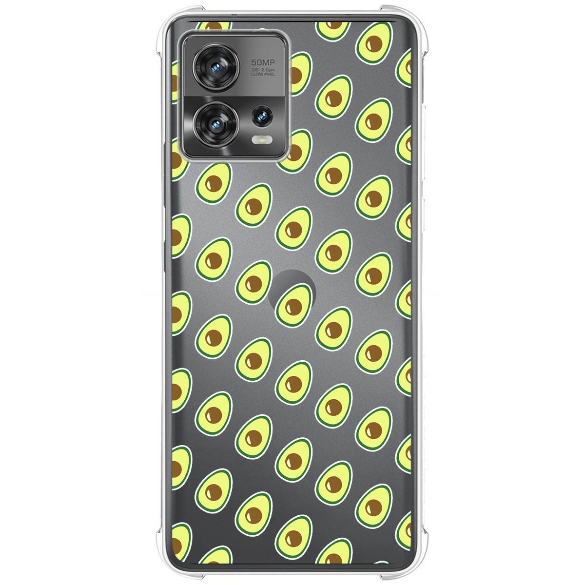Funda Silicona Antigolpes para Motorola Edge 30 Fusion 5G diseño Aguacate Dibujos