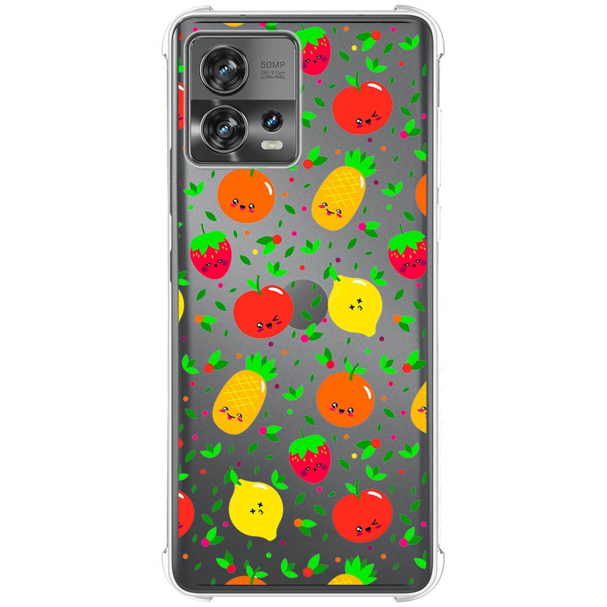 Funda Silicona Antigolpes para Motorola Edge 30 Fusion 5G diseño Frutas 01 Dibujos