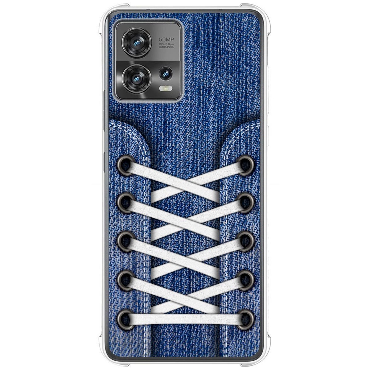 Funda Silicona Antigolpes para Motorola Edge 30 Fusion 5G diseño Zapatillas 01 Dibujos