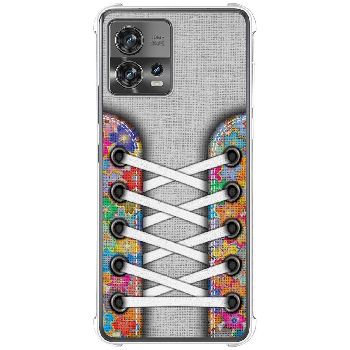 Funda Silicona Antigolpes para Motorola Edge 30 Fusion 5G diseño Zapatillas 04 Dibujos