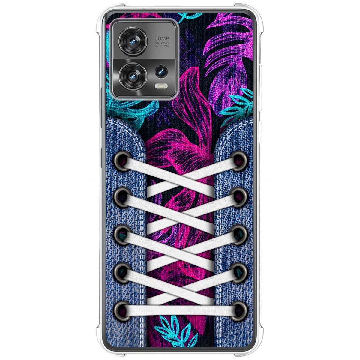Funda Silicona Antigolpes para Motorola Edge 30 Fusion 5G diseño Zapatillas 07 Dibujos