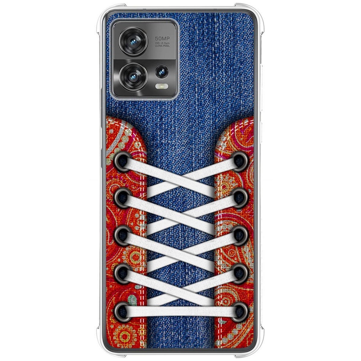 Funda Silicona Antigolpes para Motorola Edge 30 Fusion 5G diseño Zapatillas 11 Dibujos