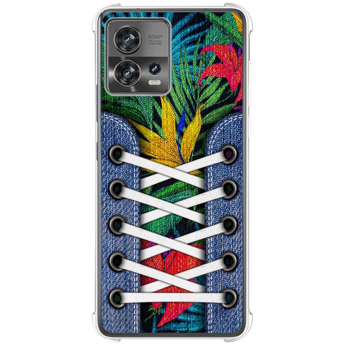 Funda Silicona Antigolpes para Motorola Edge 30 Fusion 5G diseño Zapatillas 12 Dibujos