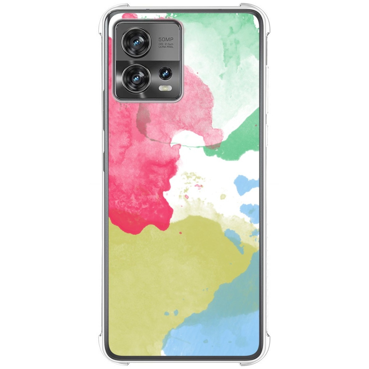 Funda Silicona Antigolpes para Motorola Edge 30 Fusion 5G diseño Acuarela 02 Dibujos