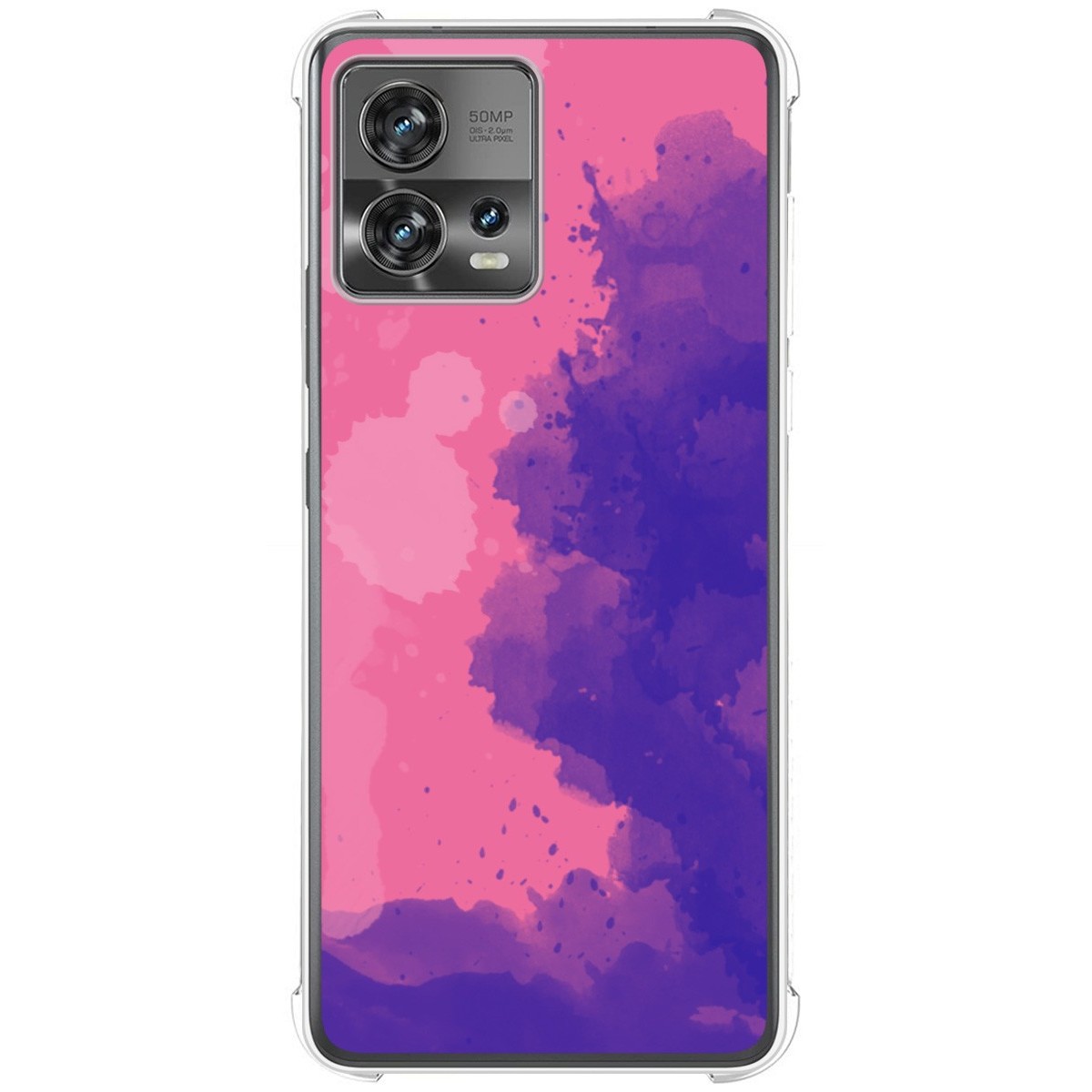 Funda Silicona Antigolpes para Motorola Edge 30 Fusion 5G diseño Acuarela 07 Dibujos