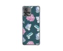 Funda Silicona Antigolpes para Motorola Edge 30 Fusion 5G diseño Flores 10 Dibujos