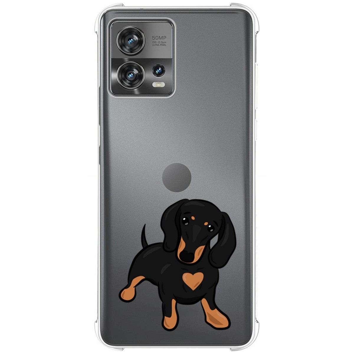 Funda Silicona Antigolpes para Motorola Edge 30 Fusion 5G diseño Perros 04 Dibujos