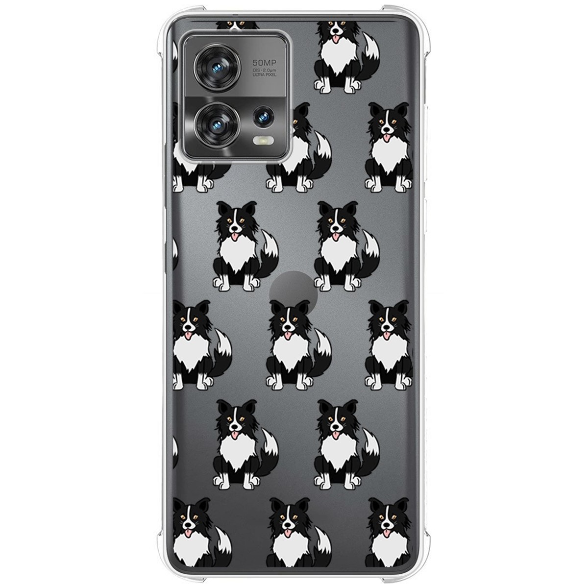 Funda Silicona Antigolpes para Motorola Edge 30 Fusion 5G diseño Perros 07 Dibujos