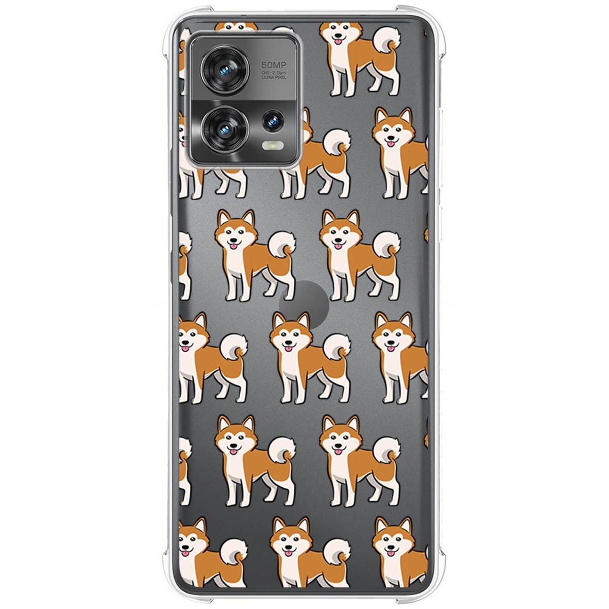 Funda Silicona Antigolpes para Motorola Edge 30 Fusion 5G diseño Perros 08 Dibujos