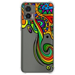 Funda Silicona Antigolpes para Motorola Edge 30 Neo 5G diseño Colores Dibujos