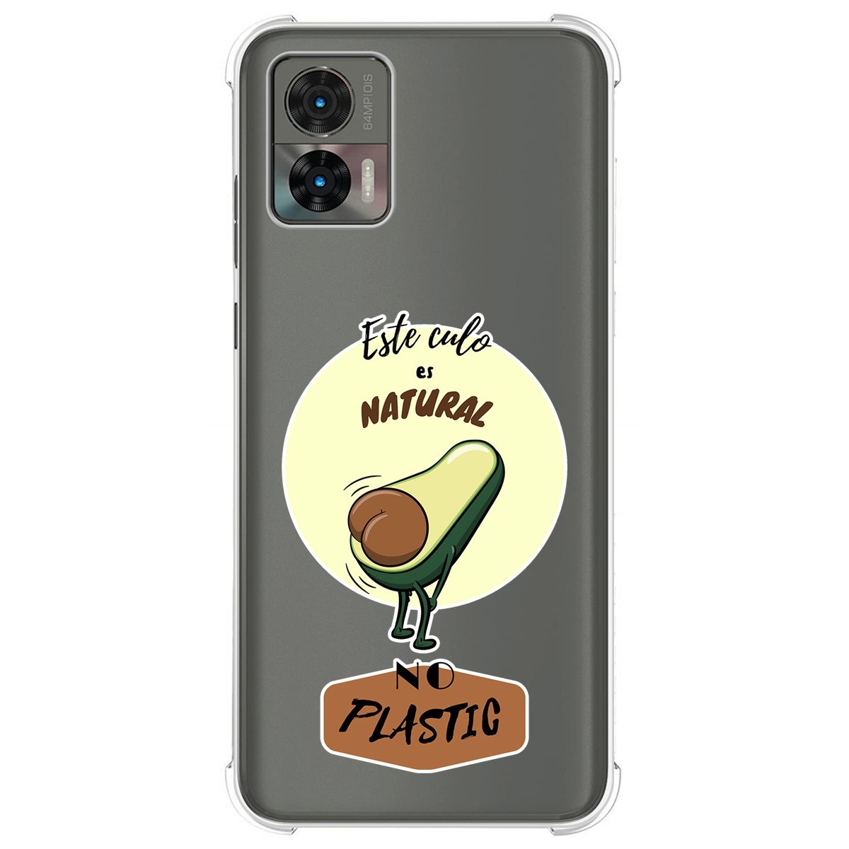 Funda Silicona Antigolpes para Motorola Edge 30 Neo 5G diseño Culo Natural Dibujos