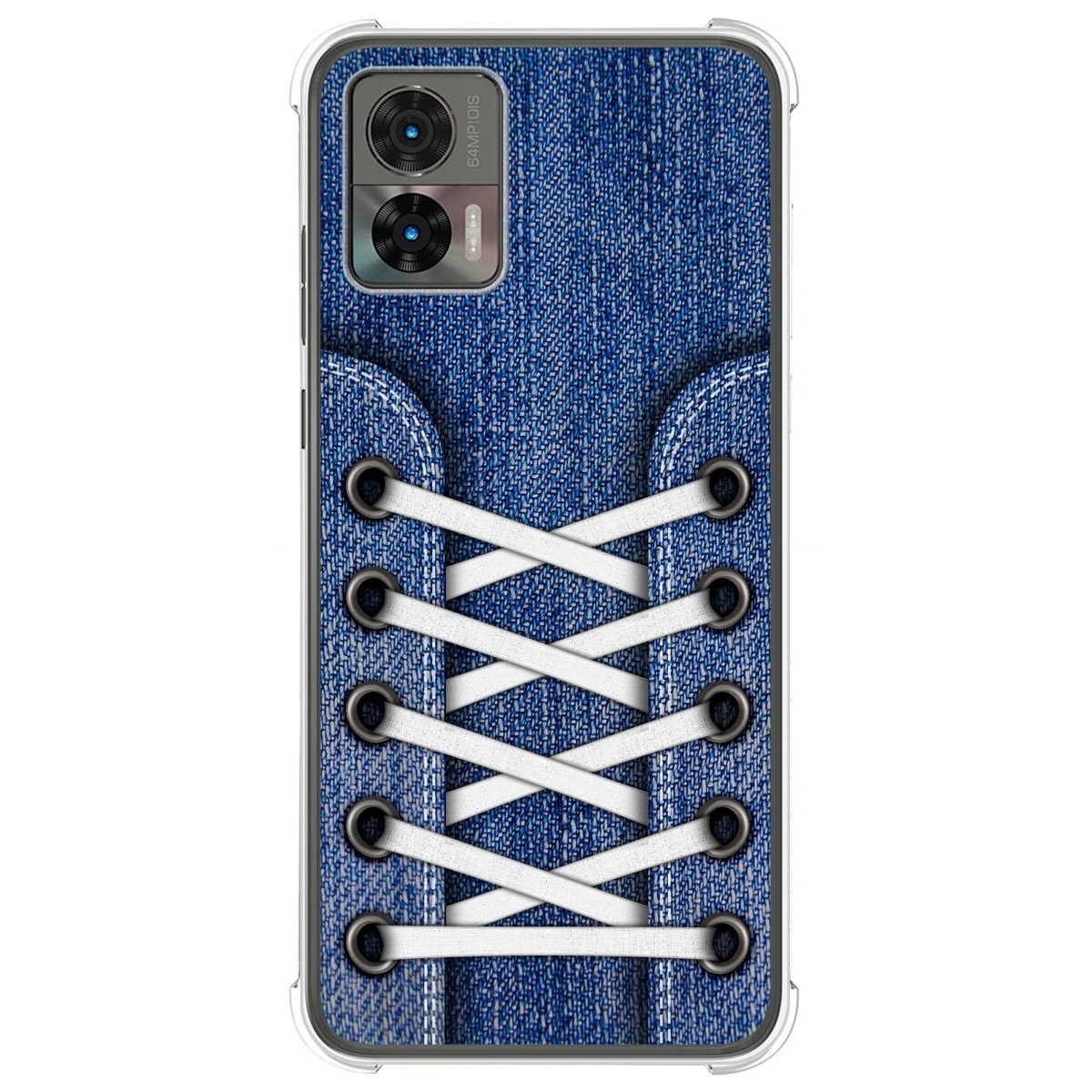 Funda Silicona Antigolpes para Motorola Edge 30 Neo 5G diseño Zapatillas 01 Dibujos