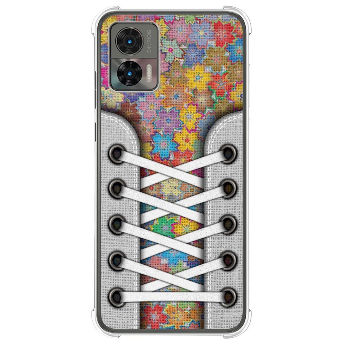 Funda Silicona Antigolpes para Motorola Edge 30 Neo 5G diseño Zapatillas 05 Dibujos