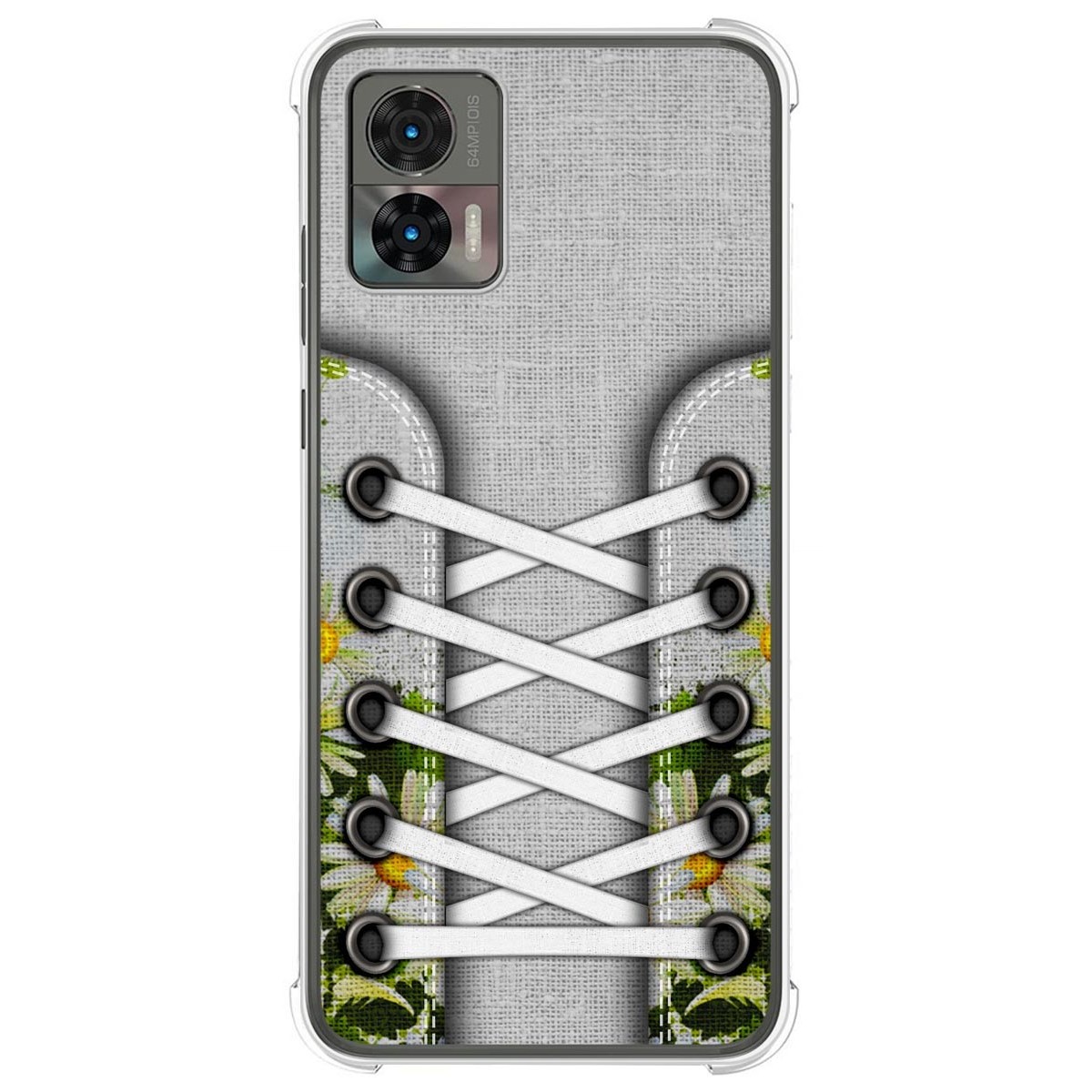 Funda Silicona Antigolpes para Motorola Edge 30 Neo 5G diseño Zapatillas 08 Dibujos