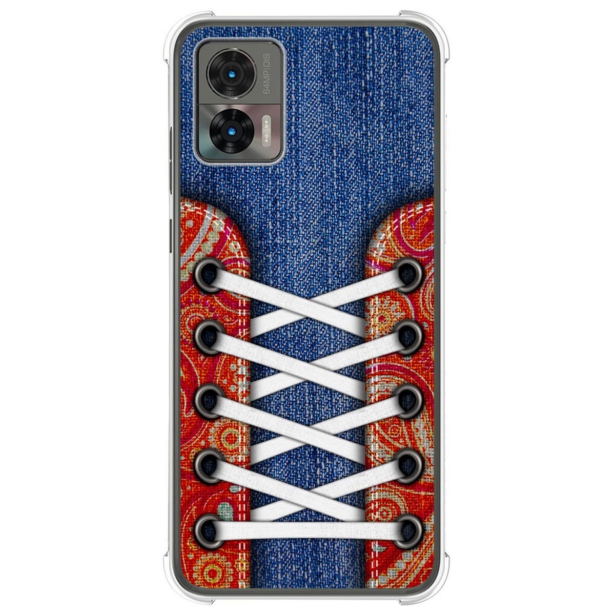 Funda Silicona Antigolpes para Motorola Edge 30 Neo 5G diseño Zapatillas 11 Dibujos