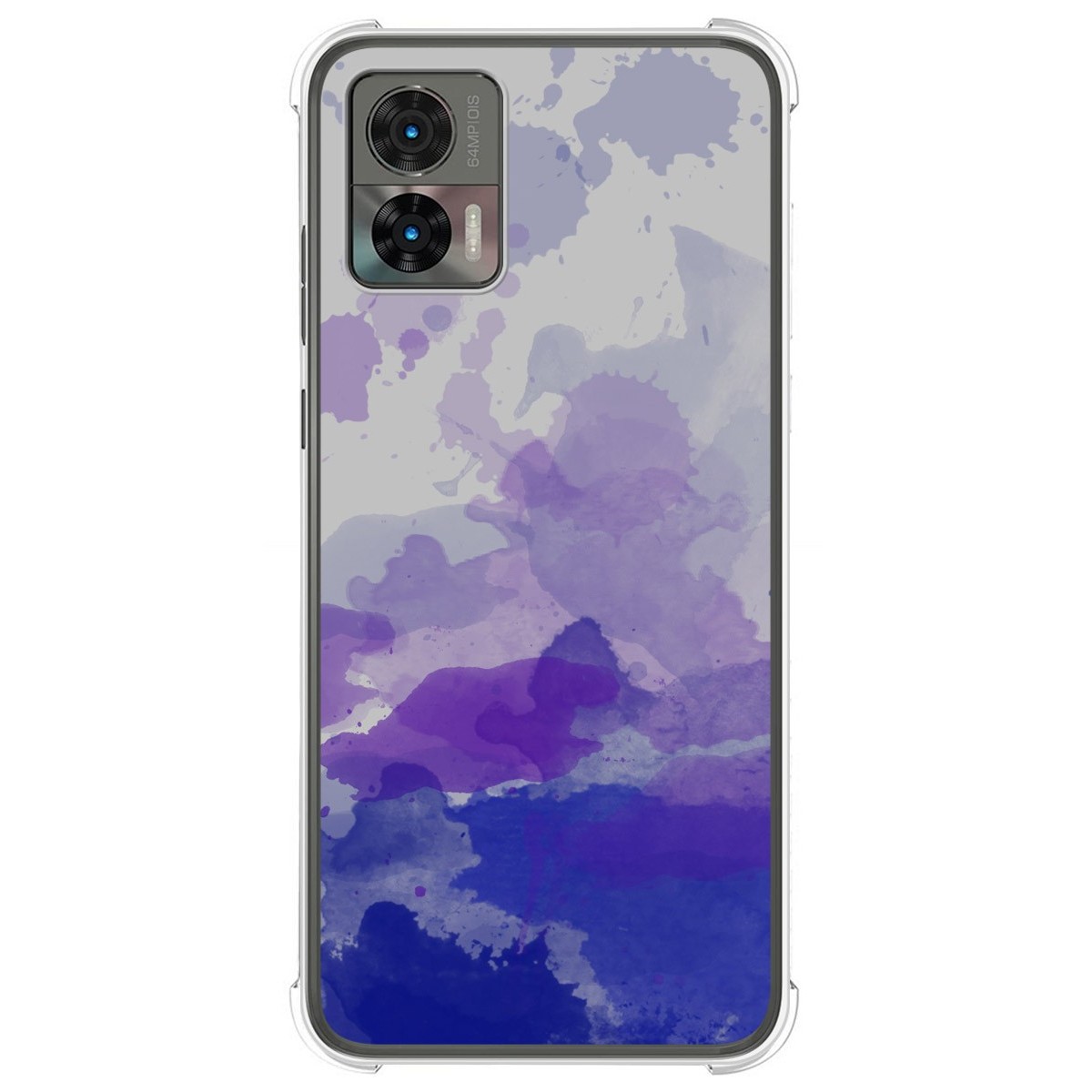 Funda Silicona Antigolpes para Motorola Edge 30 Neo 5G diseño Acuarela 09 Dibujos