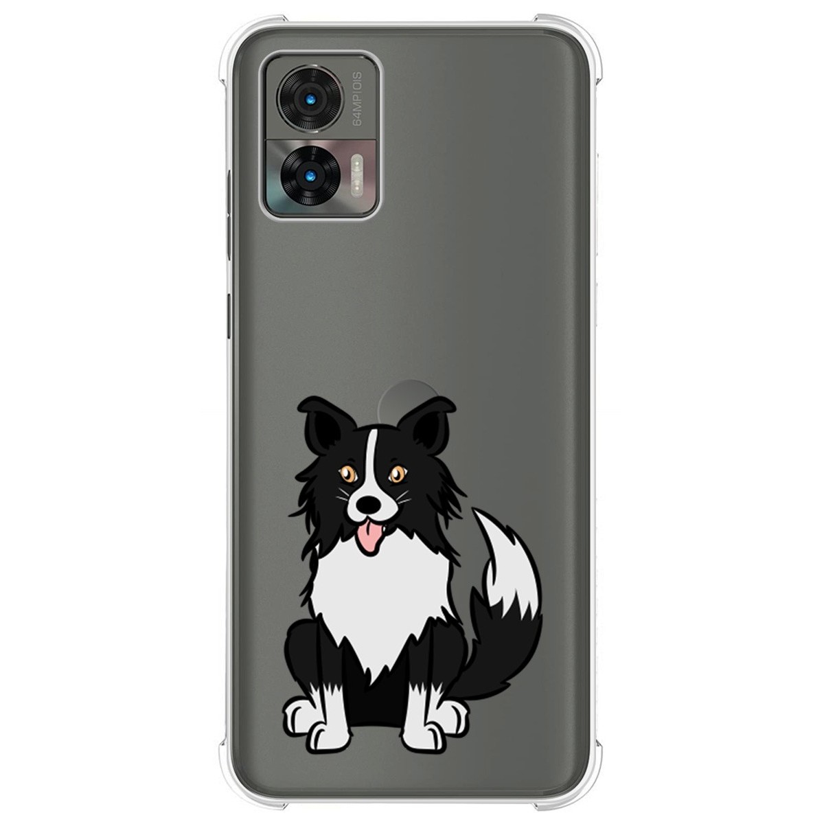 Funda Silicona Antigolpes para Motorola Edge 30 Neo 5G diseño Perros 01 Dibujos