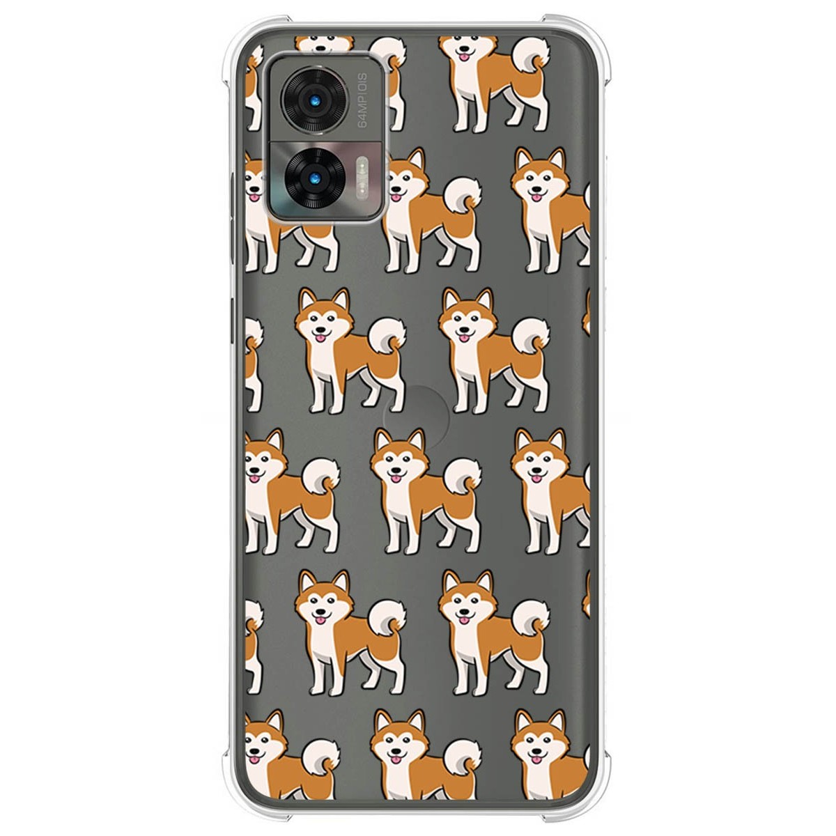 Funda Silicona Antigolpes para Motorola Edge 30 Neo 5G diseño Perros 08 Dibujos