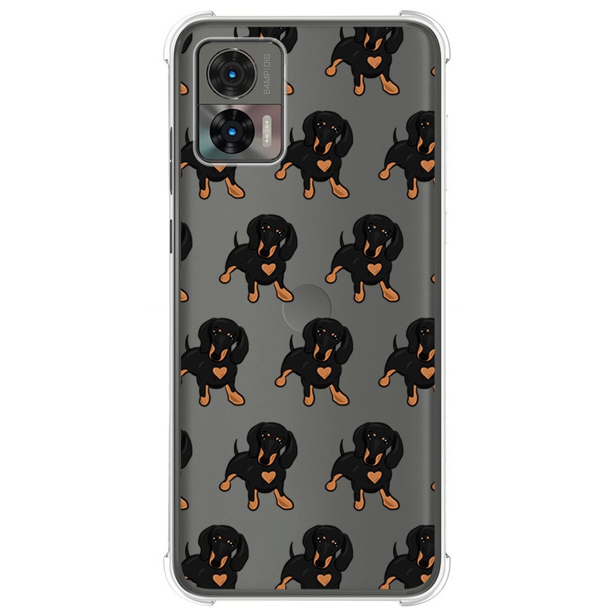Funda Silicona Antigolpes para Motorola Edge 30 Neo 5G diseño Perros 10 Dibujos