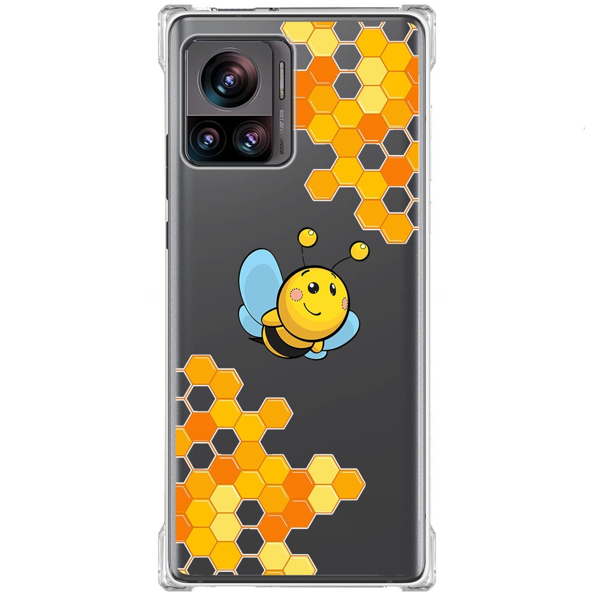 Funda Silicona Antigolpes para Motorola Edge 30 Ultra 5G diseño Abeja Dibujos