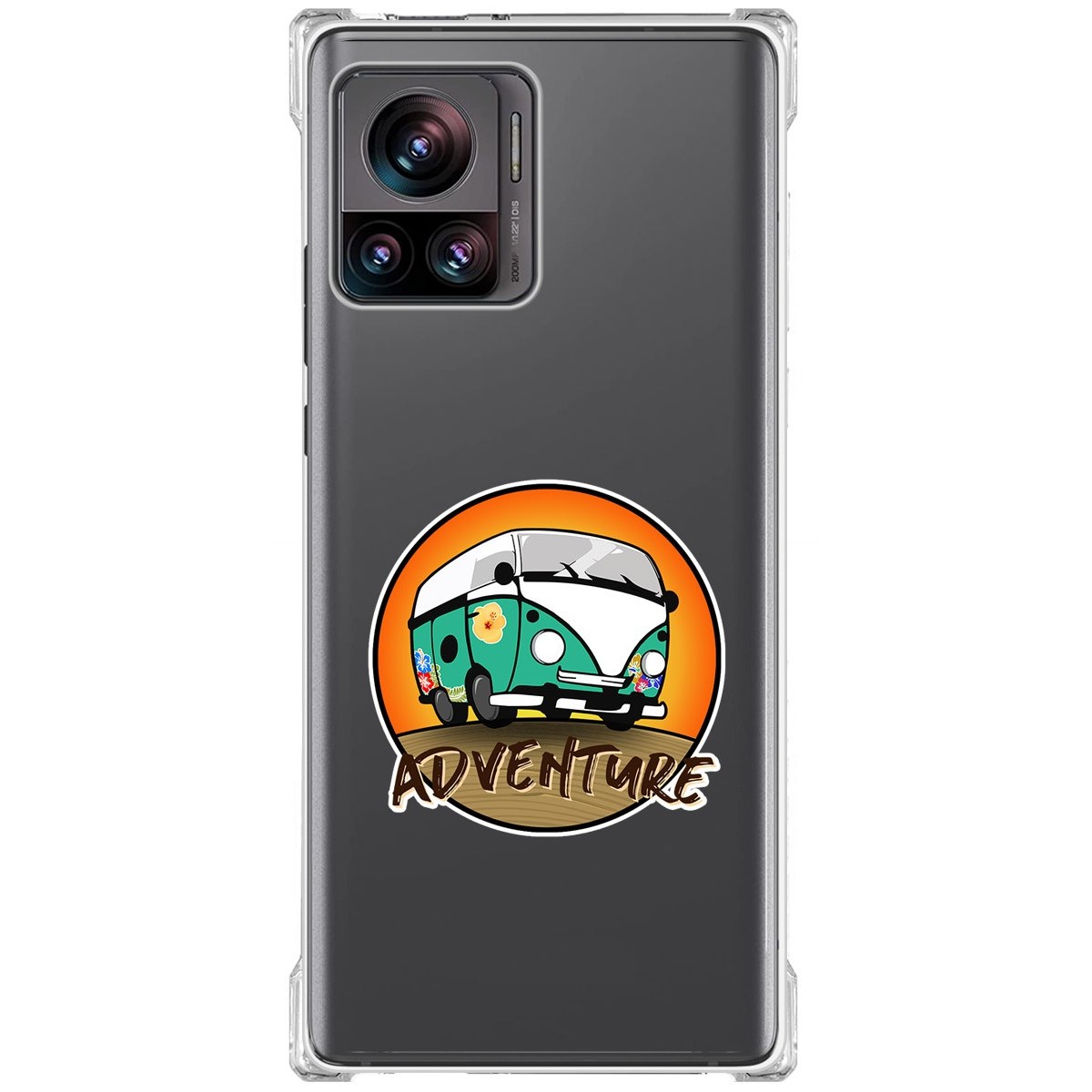 Funda Silicona Antigolpes para Motorola Edge 30 Ultra 5G diseño Adventure Dibujos