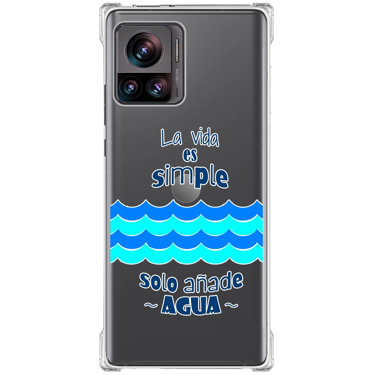 Funda Silicona Antigolpes para Motorola Edge 30 Ultra 5G diseño Agua Dibujos