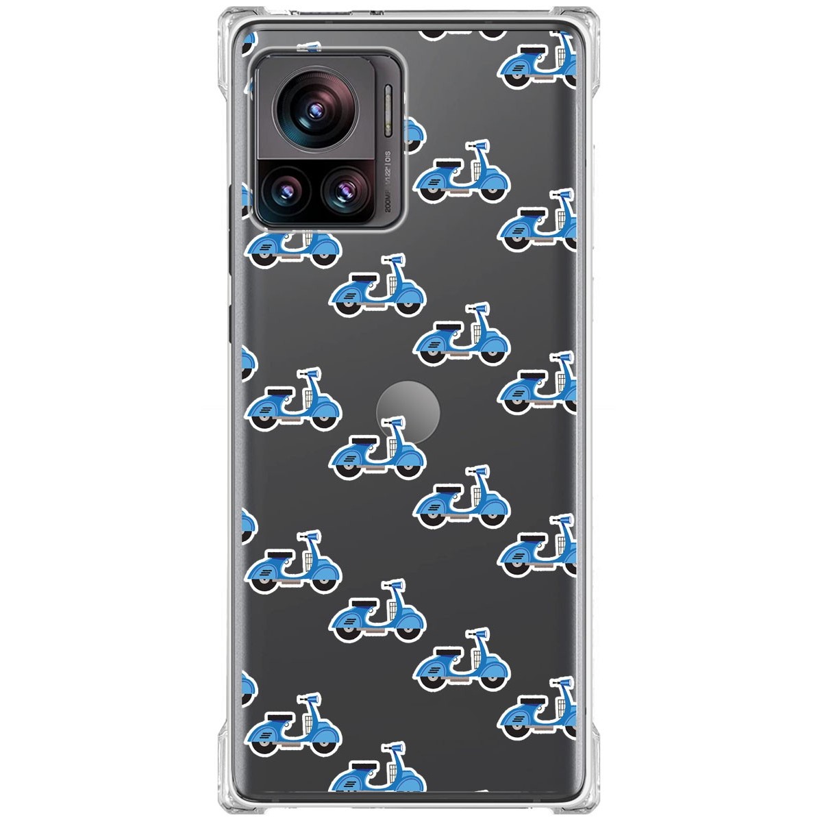 Funda Silicona Antigolpes para Motorola Edge 30 Ultra 5G diseño Scooter Dibujos