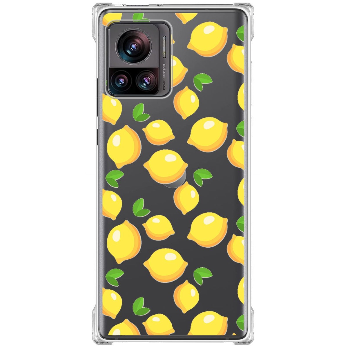 Funda Silicona Antigolpes para Motorola Edge 30 Ultra 5G diseño Limones Dibujos