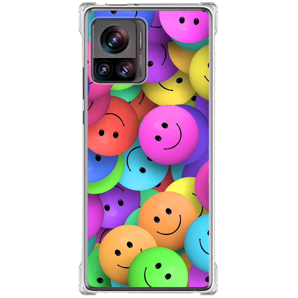 Funda Silicona Antigolpes para Motorola Edge 30 Ultra 5G diseño Smile Dibujos