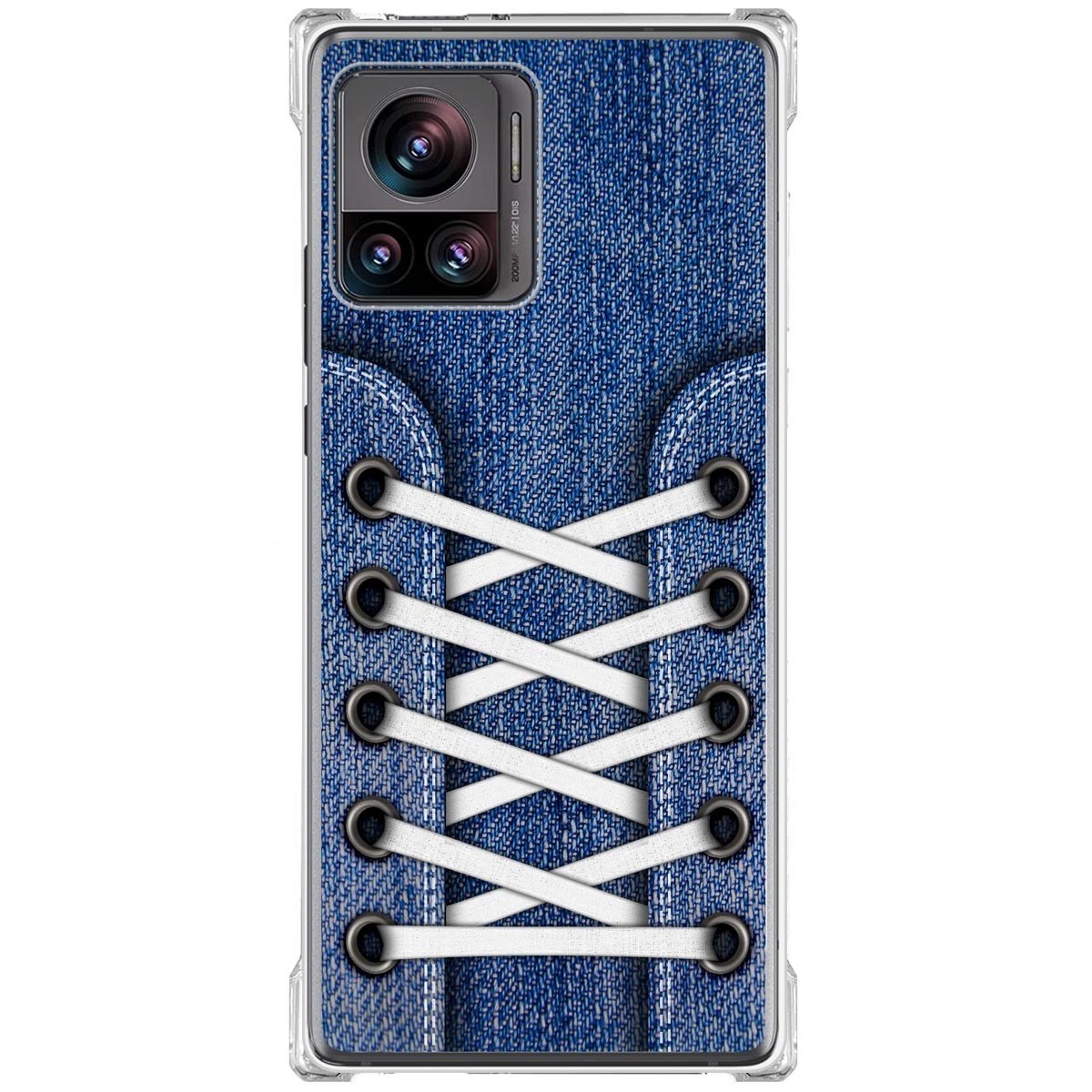 Funda Silicona Antigolpes para Motorola Edge 30 Ultra 5G diseño Zapatillas 01 Dibujos
