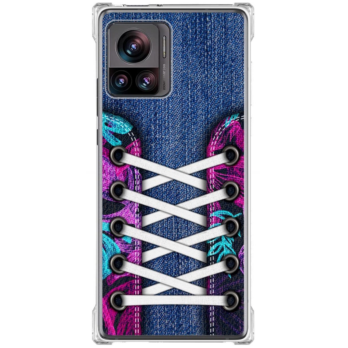 Funda Silicona Antigolpes para Motorola Edge 30 Ultra 5G diseño Zapatillas 06 Dibujos