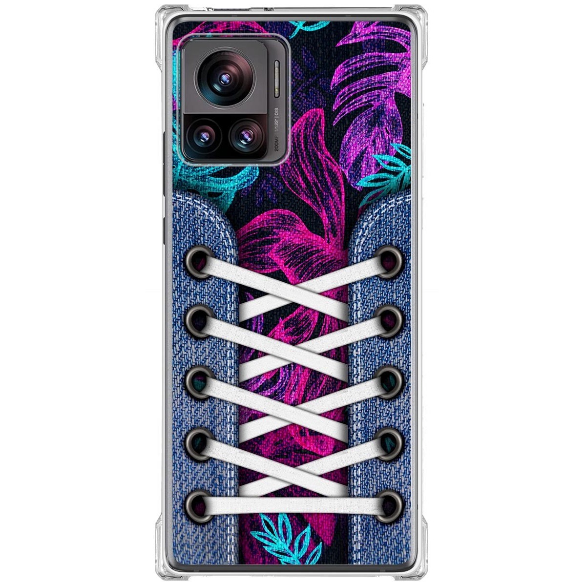 Funda Silicona Antigolpes para Motorola Edge 30 Ultra 5G diseño Zapatillas 07 Dibujos