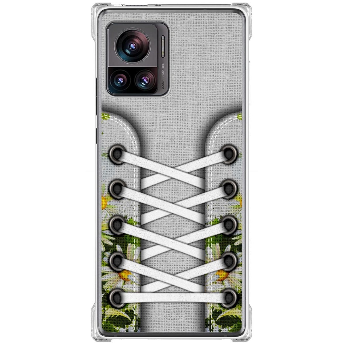 Funda Silicona Antigolpes para Motorola Edge 30 Ultra 5G diseño Zapatillas 08 Dibujos