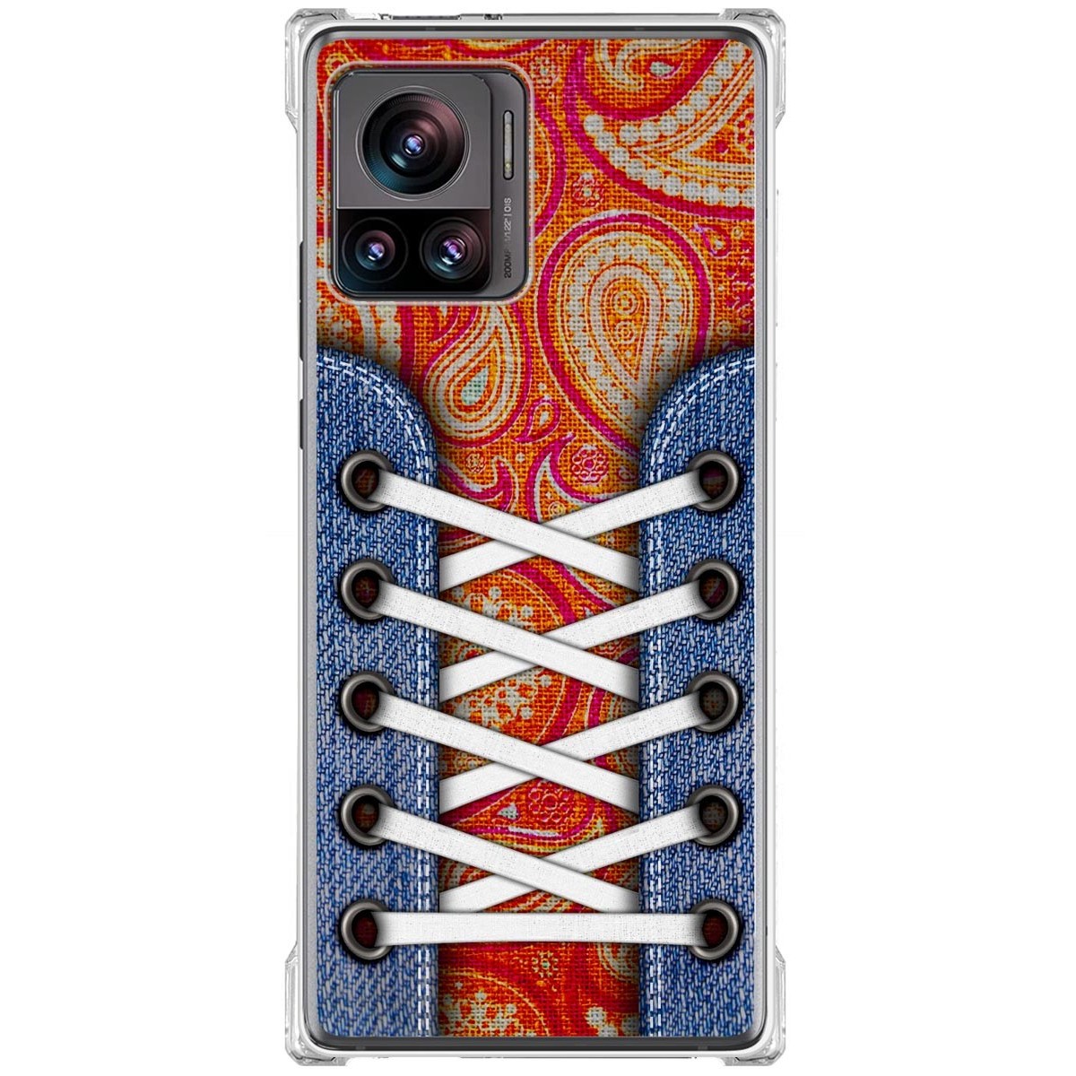 Funda Silicona Antigolpes para Motorola Edge 30 Ultra 5G diseño Zapatillas 10 Dibujos