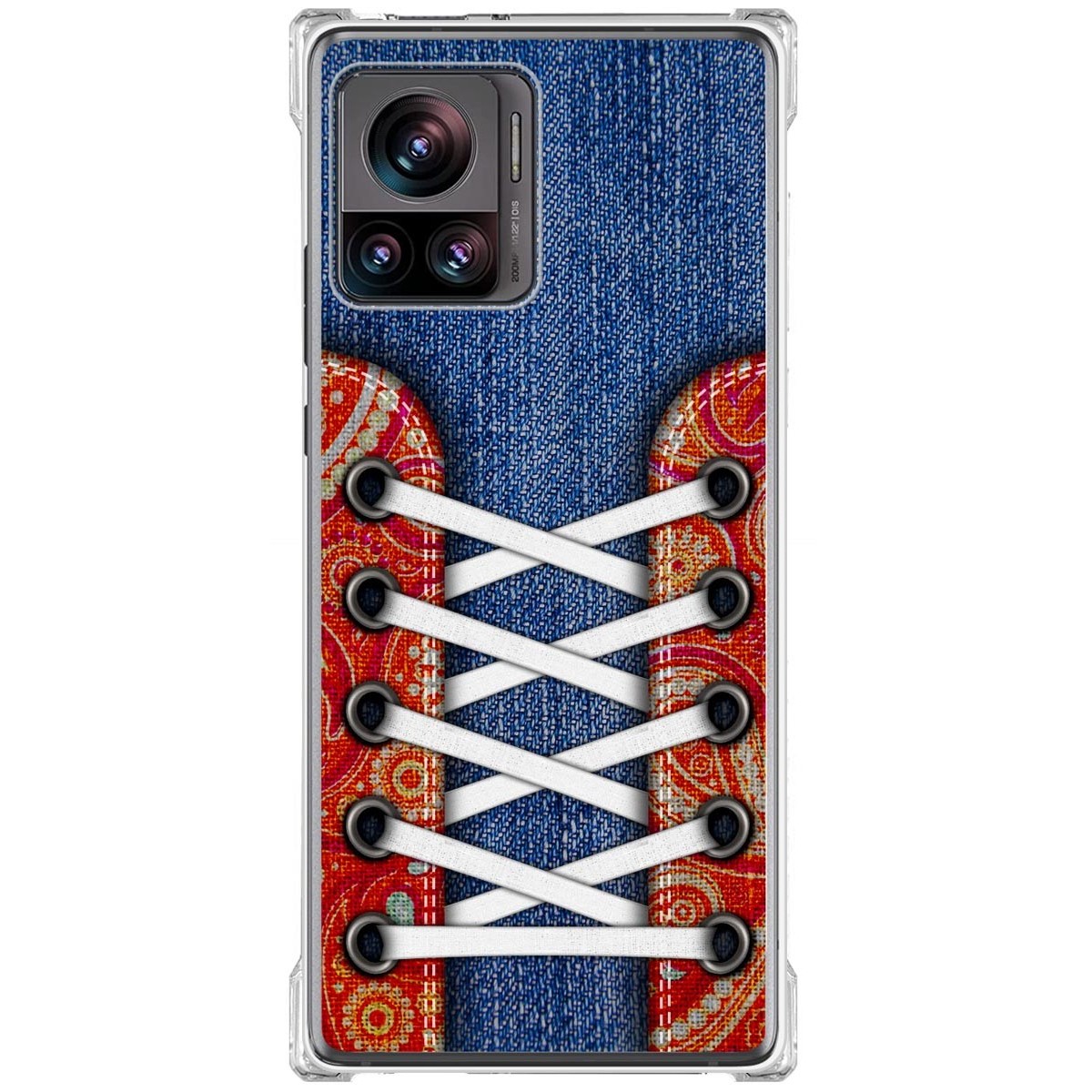 Funda Silicona Antigolpes para Motorola Edge 30 Ultra 5G diseño Zapatillas 11 Dibujos