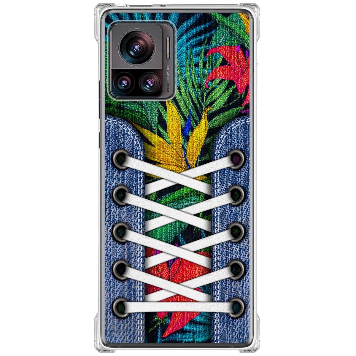 Funda Silicona Antigolpes para Motorola Edge 30 Ultra 5G diseño Zapatillas 12 Dibujos