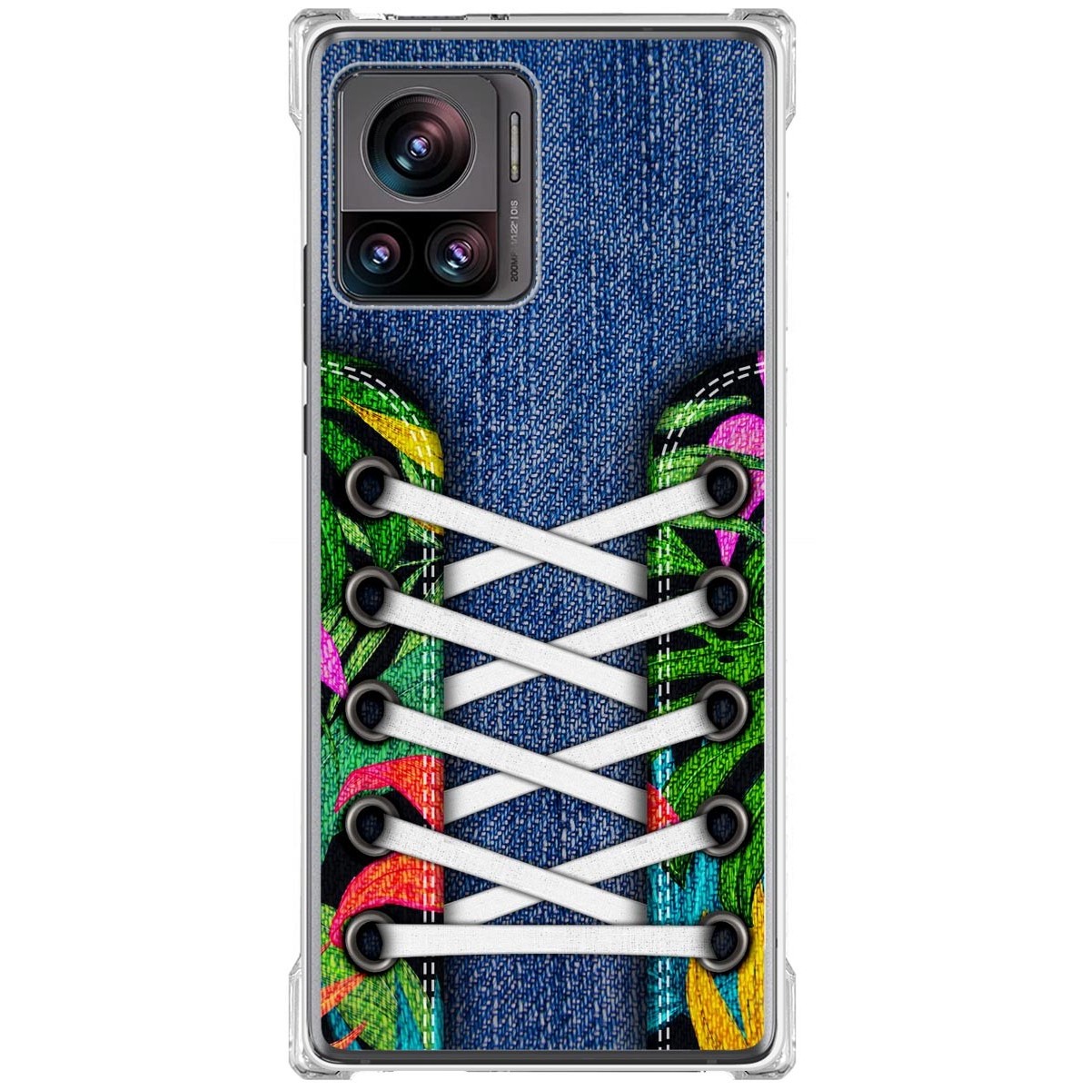 Funda Silicona Antigolpes para Motorola Edge 30 Ultra 5G diseño Zapatillas 13 Dibujos